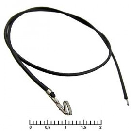 HU 2,54 mm AWG26 0,3m black