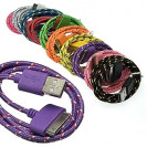 USB to iPhone4 Round braid 1m