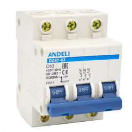 DZ47-63/3P 32A 4.5kA х-ка C