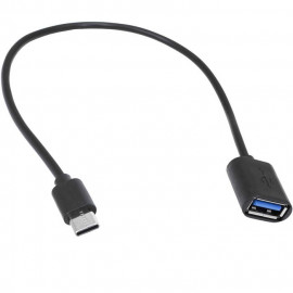 USB3.0 A(f)-USB Type-C(m)B 0.3m